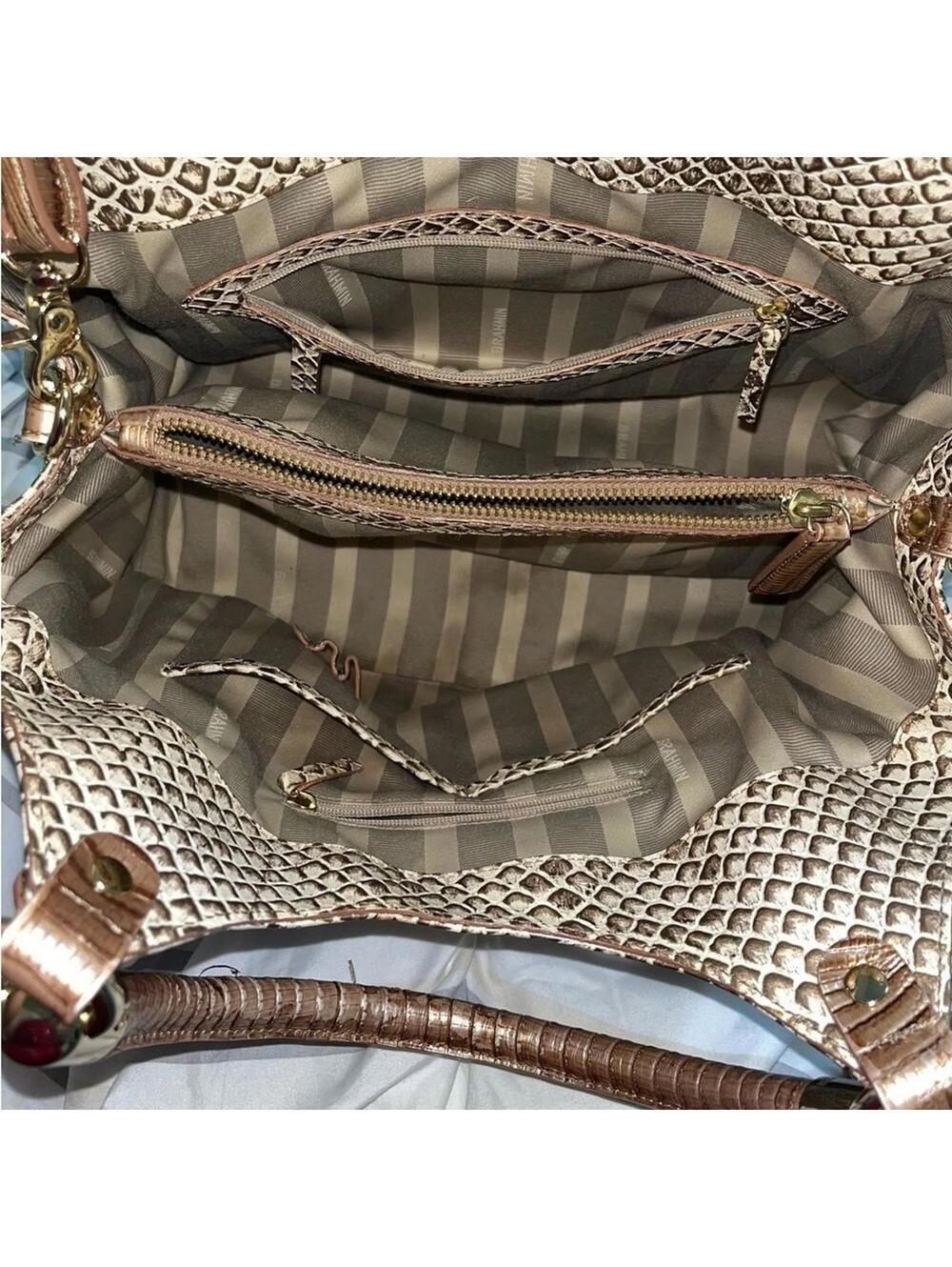 Brahmin, The Elisa Java Collection, Java Latte Purse - Picture 15 of 15